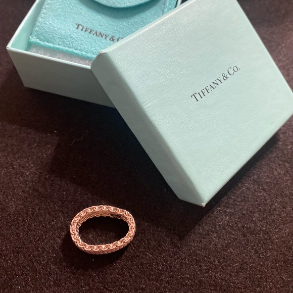 Tiffany & Co Silver Woven Ring - Picture 4 of 7